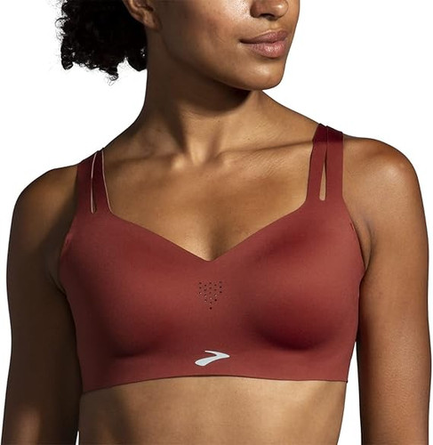 نیم تنه ورزشی زنانه بروکس Brooks Dare Crossback Run Bra عنابی